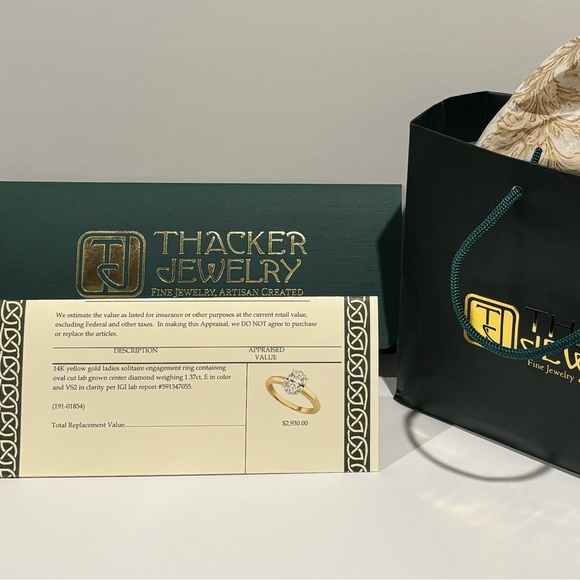 Solitaire Engagement Ring - Picture 7 of 8